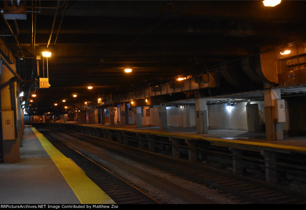 Platforms at Millennium Park Station